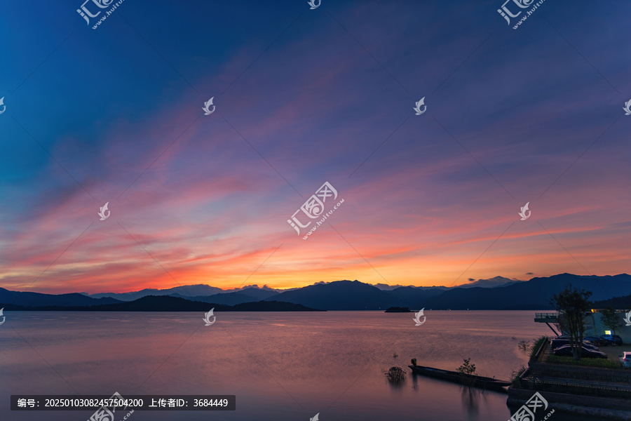 湖南郴州东江湖晨曦