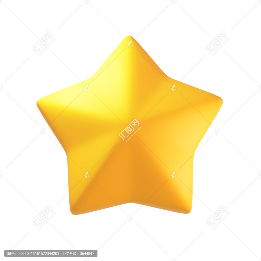 3D立体五角星