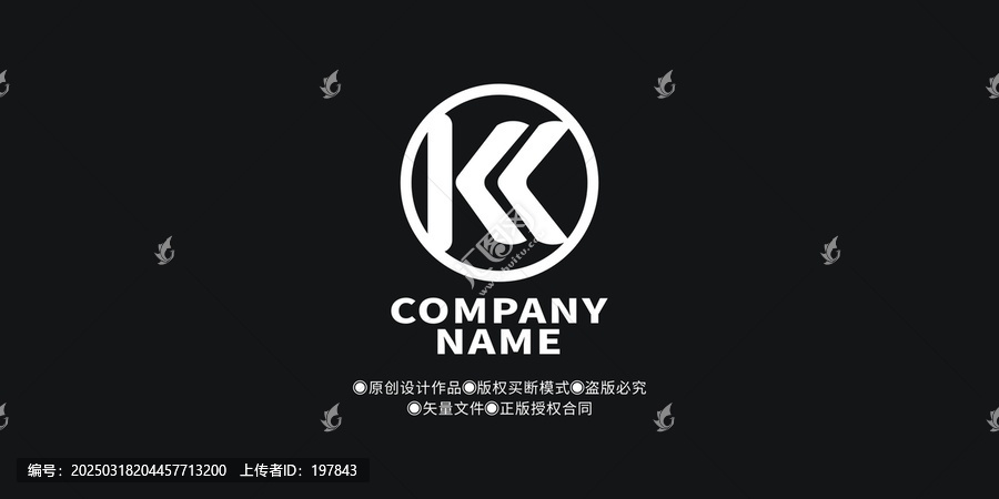 字母KK标志