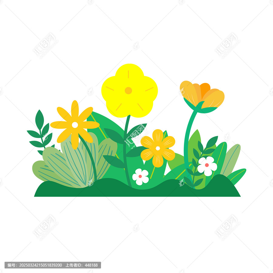 春天植物插画