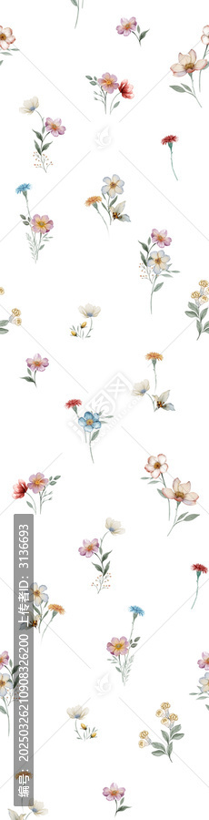 小碎花家纺服装图案