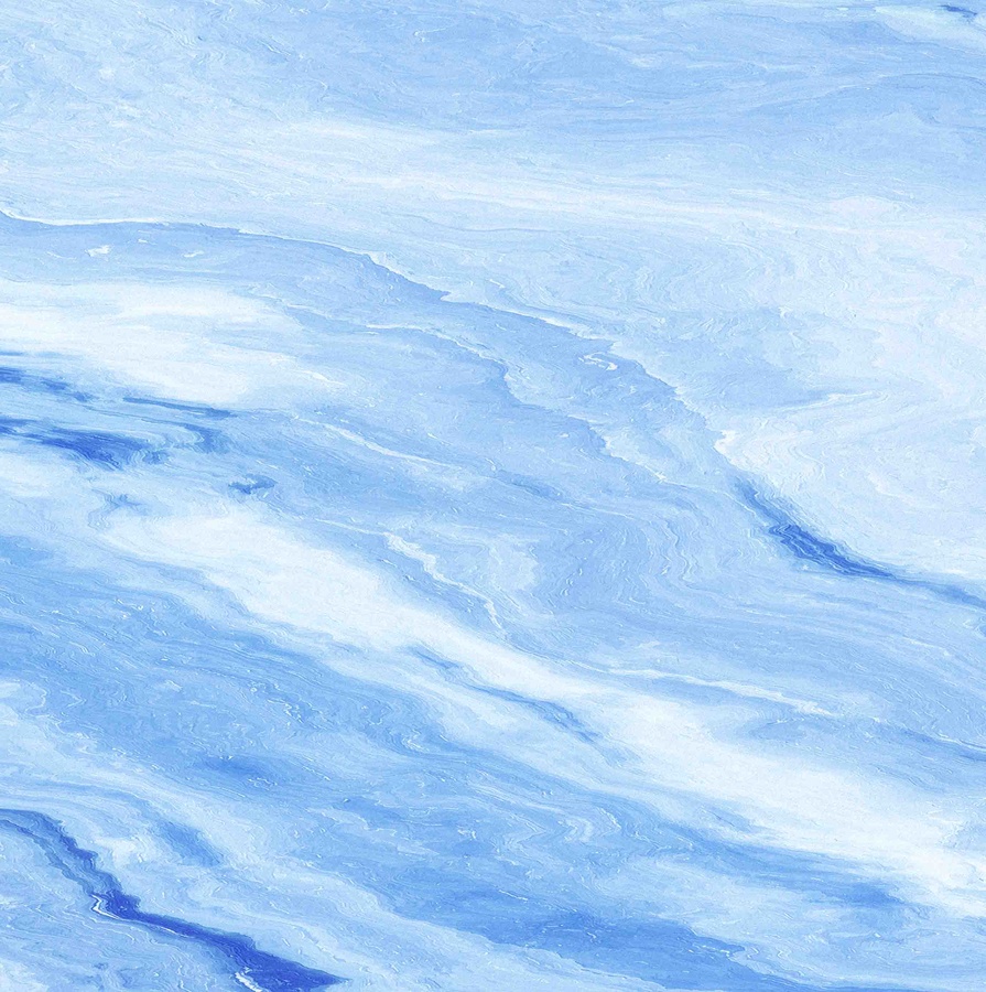 蓝灰流水纹水墨纹艺术奢石岩板大理石