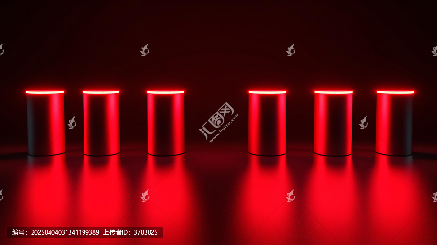 霓虹灯展台