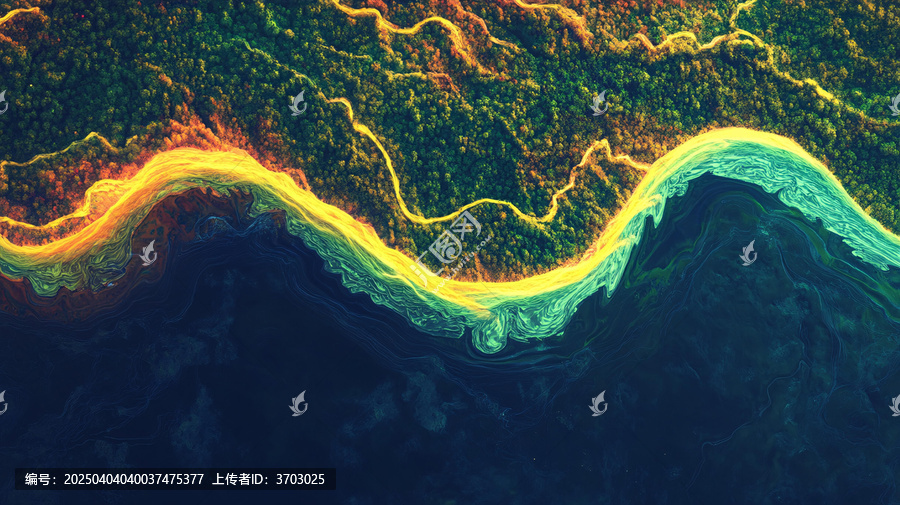 五彩江崖海水纹