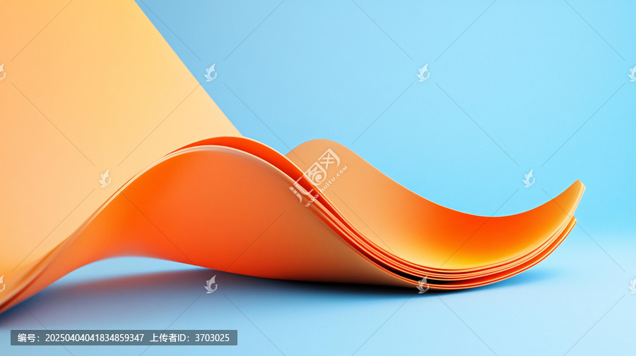 简洁大气拼色曲线纹理