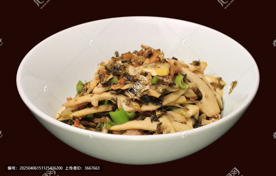 酸菜炒春笋