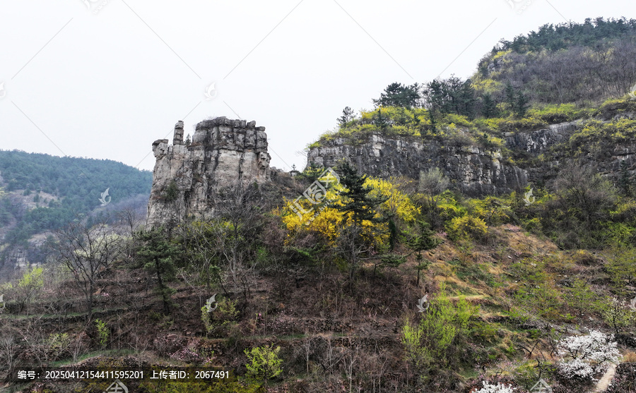 山东临沂平邑县天宝山奇峰怪石