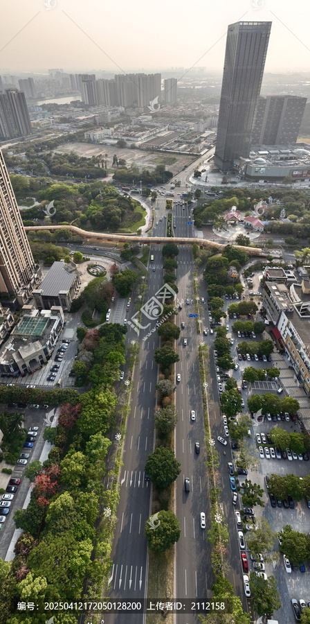 佛山市顺德区大良顺德新城兴顺路城市春色