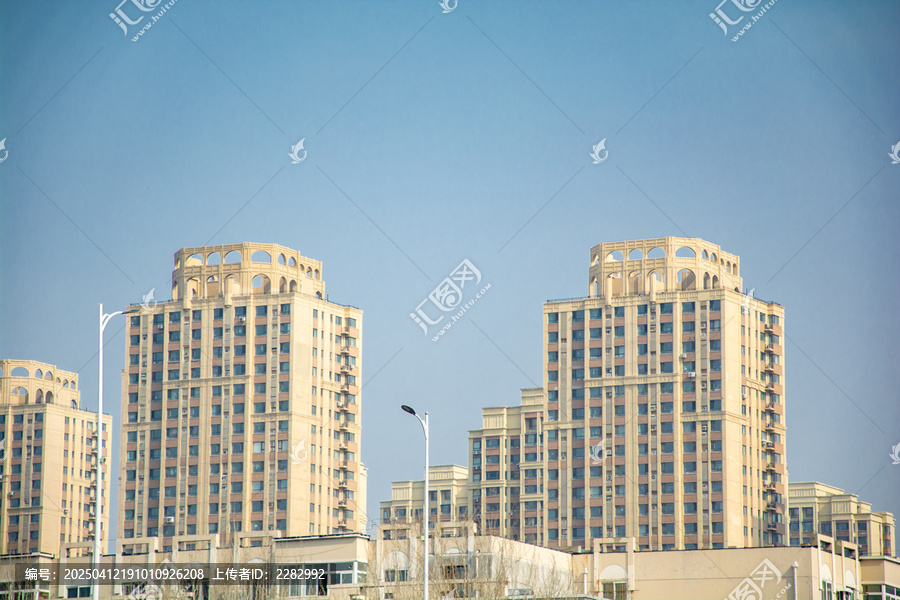 城市高层住宅大楼