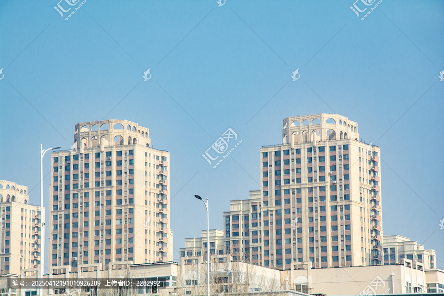 城市高层住宅大楼