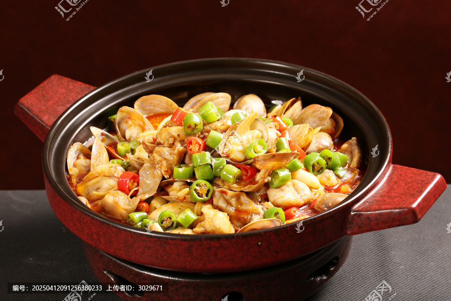 牛蛙煲花甲