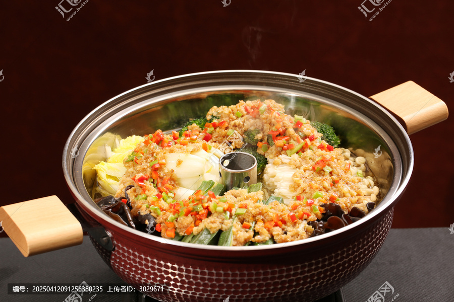 汽锅蒸时蔬