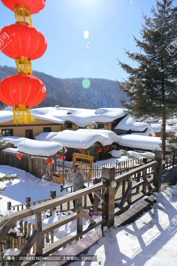 竖版雪乡