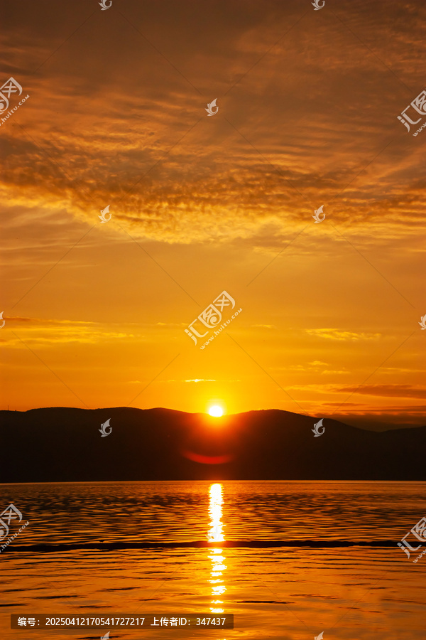 洱海日出