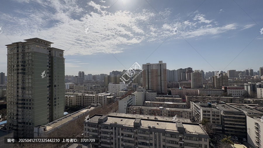 郑州经七路上空