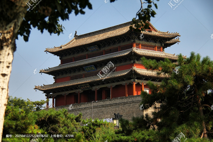 大同古城城楼大同风光