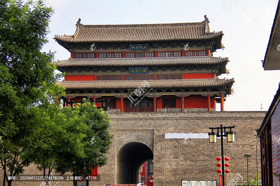 大同古城城楼城门