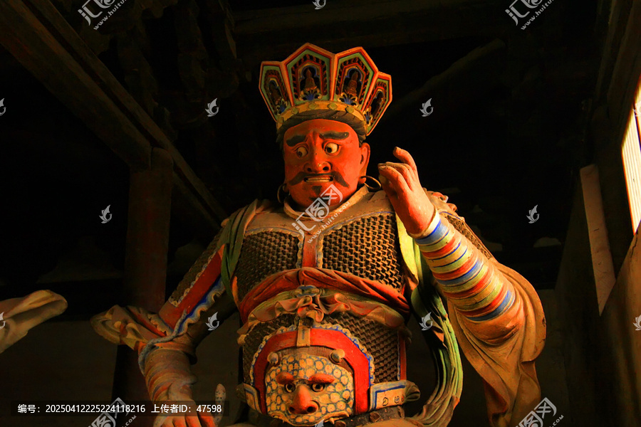 大同善化古寺四大天王