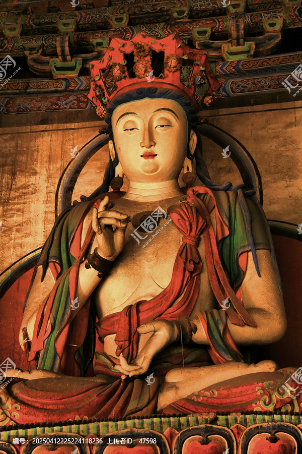 善化寺三圣殿普贤菩萨像