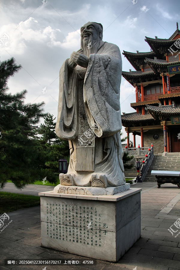大同文庙孔子像