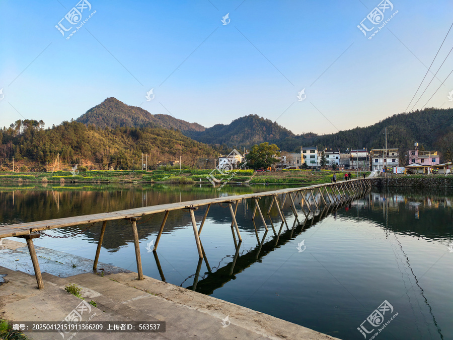 江西婺源江湾景区板凳桥