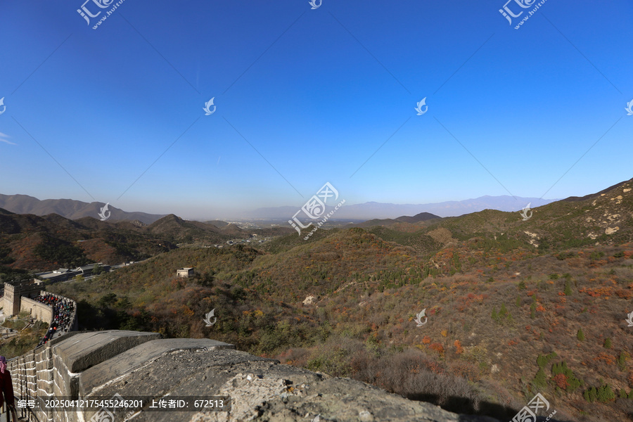 长城远山