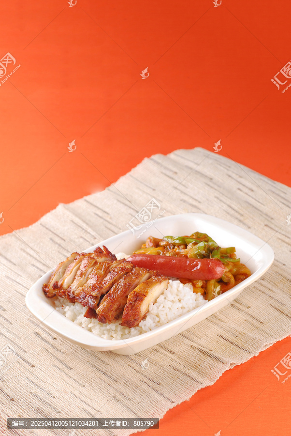 鸡排米饭套餐