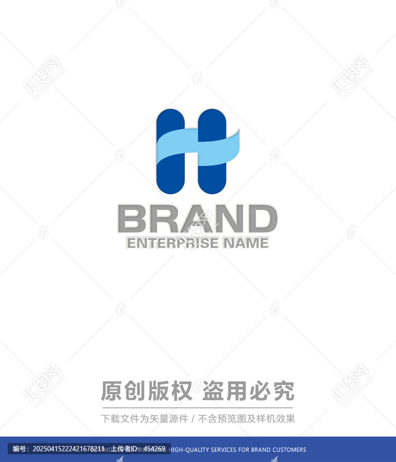 H字母logo