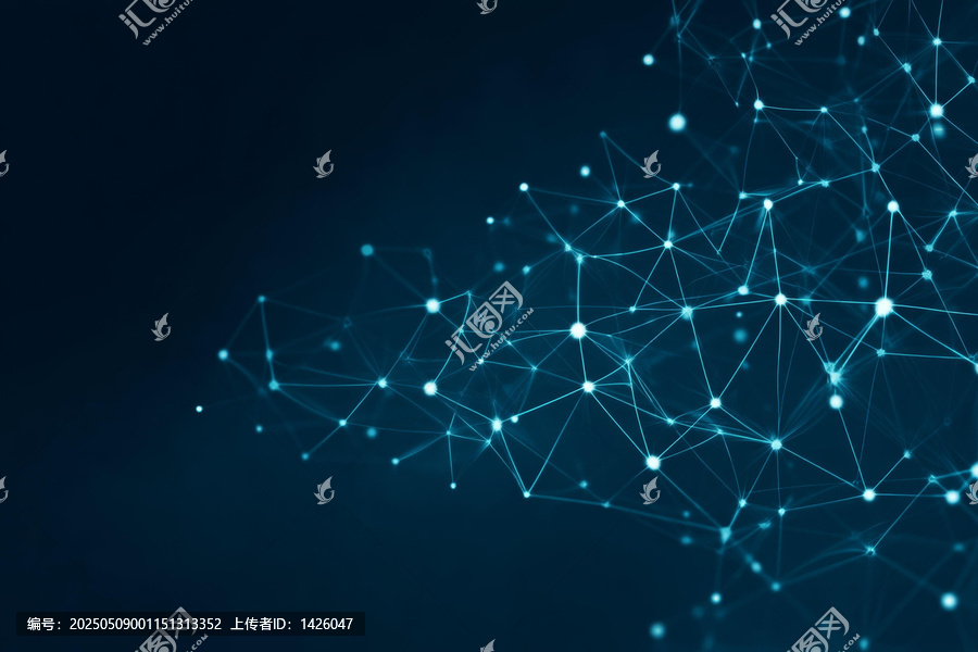 抽象网络连接设计图