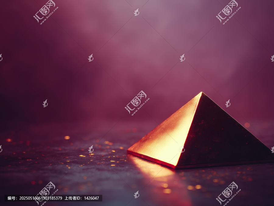 艺术光影下的金字塔