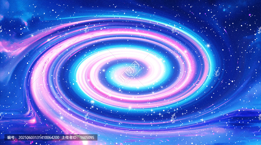 梦幻旋涡星空软膜灯箱