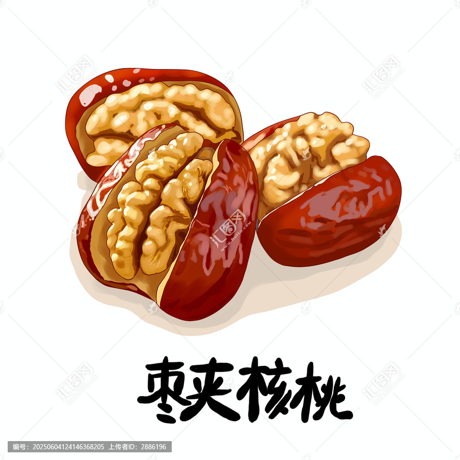 红枣核桃枣夹核桃大枣枣子