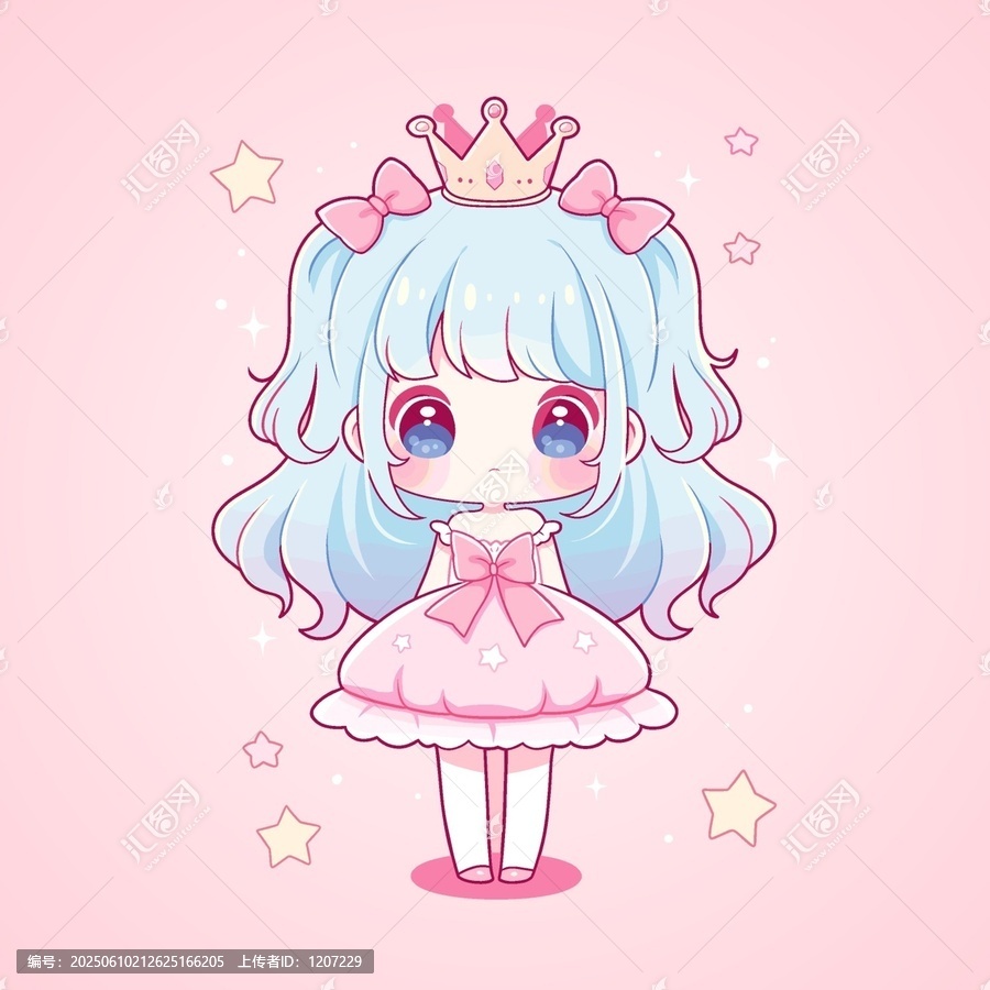 卡通女孩印花