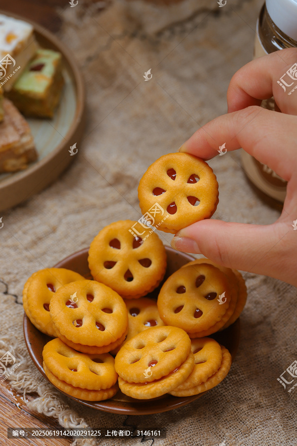 麦芽糖夹心饼干