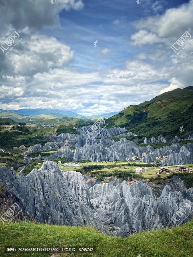 壮丽奇特的山地风景景观