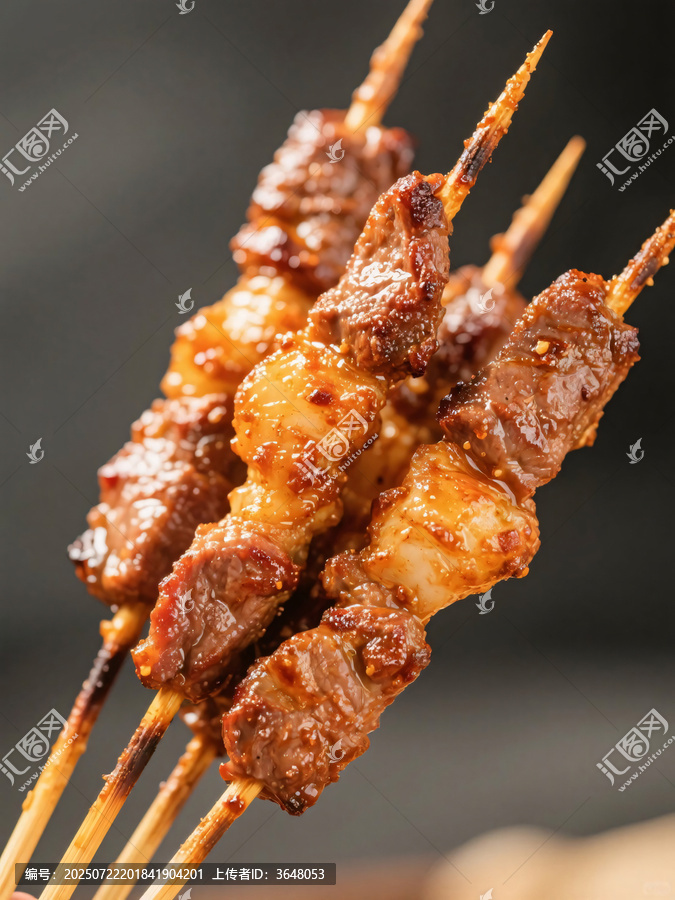 美味诱人的烤肉串