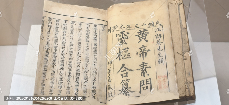 古籍黄帝素问灵枢合纂